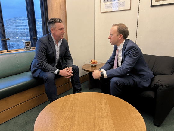 SWD CEO Discusses Dyslexia Advocacy and Early Screening with Matt Hancock MP
